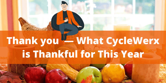 Thank you — What CycleWerx is Thankful for This Year